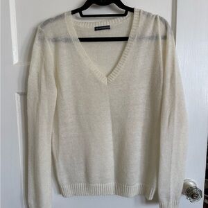 Brandy Melville Off-White Knit Sweater